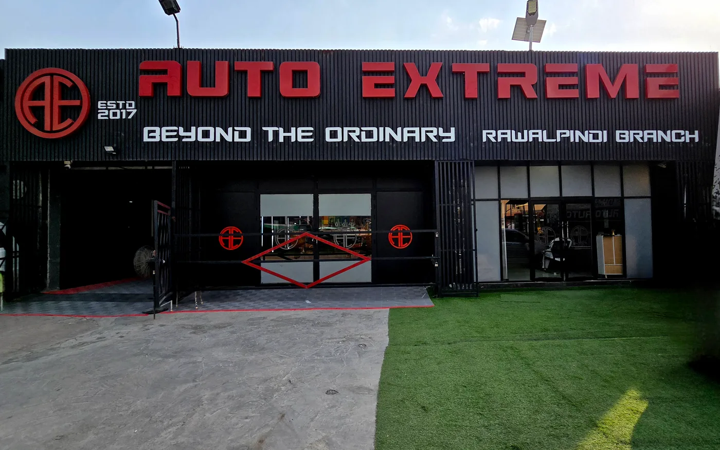 Auto Extreme Rawalpindi branch storefront