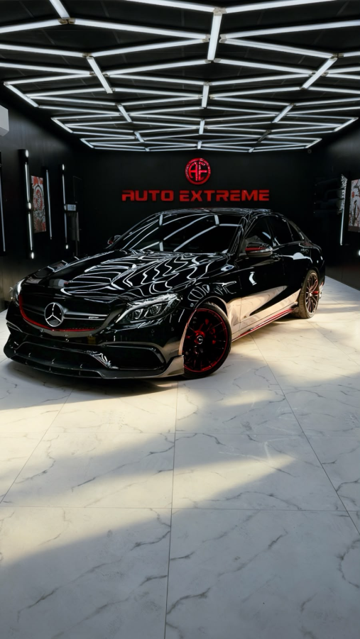 Full-body PPF — Mercedes C63